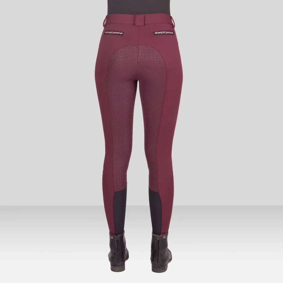 EURO-STAR Reithose ESArista Fashion Diamond Silikon-Vollbesatz