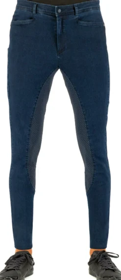 EURO-STAR Reithose ESCamillo Denim Silikon-Vollbesatz
