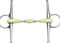 FEELING Flexi Knebeltrense doppelt gebrochen