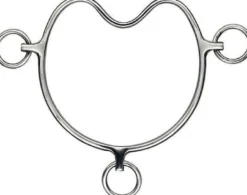 FEELING Steigergebiss, satinierter Edelstahl, Breite 12,5 cm, Stärke 7 mm, massiv