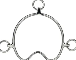 FEELING Steigergebiss, satinierter Edelstahl, Breite 12,5 cm, Stärke 7 mm, massiv