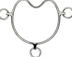 FEELING Steigergebiss, satinierter Edelstahl, Breite 12,5 cm, Stärke 7 mm, massiv