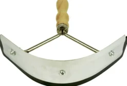 Gebogenes „Luxus Schweißmesser, naturfarben