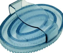 Gummistriegel oval mit Pailletten