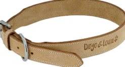 Halsband aus Naturleder DIEGO & LOUNA