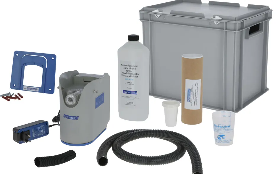 HIPPOMED Akku-Ultraschall-Inhalator für Pferde AirOne Flex