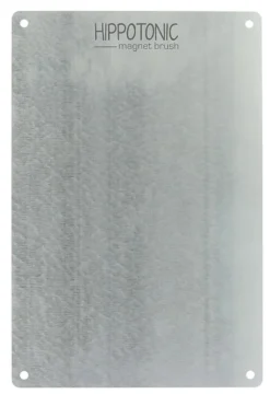 HIPPOTONIC Stahlplatte „Magnet Brush“, grau