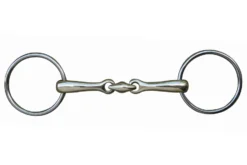 HKM Doppelt gebr. Gebiss 16 mm, Argentan, Edelstahl.