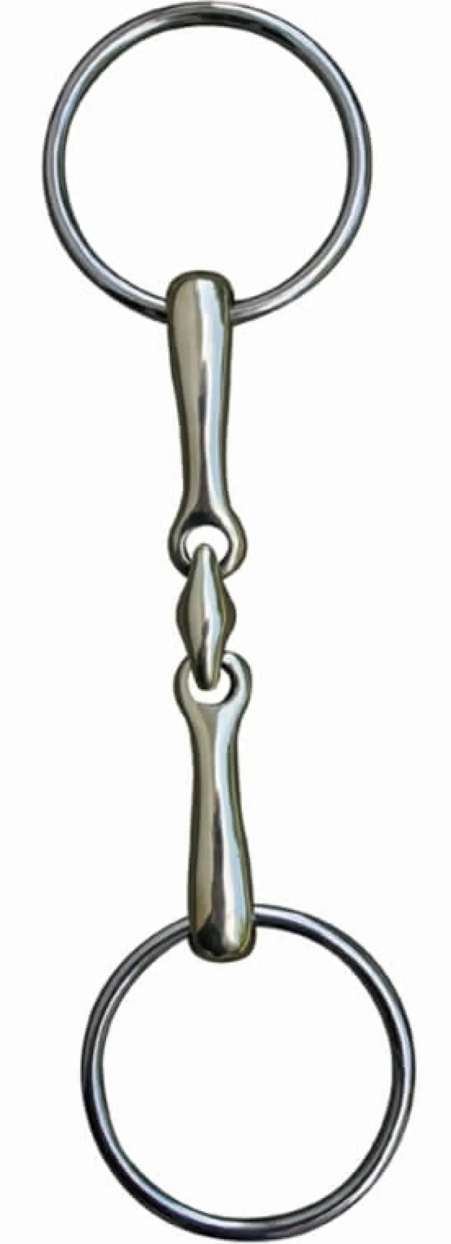HKM Doppelt gebrochenes Gebiss, 18 mm aus Edelstahl