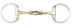 HKM Doppelt gebr.Olivenkopfgebiss 16 mm aus Argentan