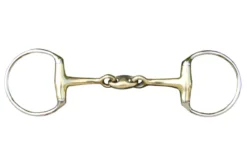 HKM Doppelt gebr.Olivenkopfgebiss 18 mm aus Argentan