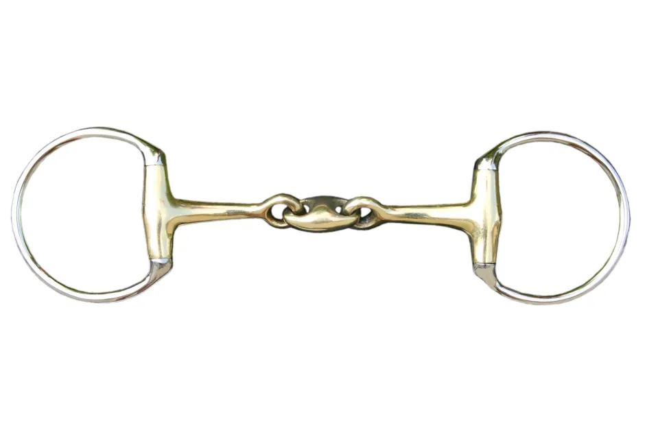 HKM Doppelt gebr.Olivenkopfgebiss 18 mm aus Argentan