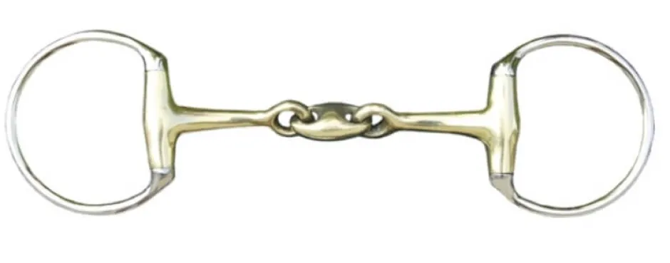 HKM Doppelt gebr.Olivenkopfgebiss 18 mm aus Argentan