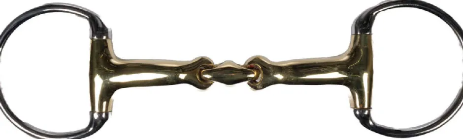 HKM Doppelt gebr. Olivenkopfgebiss -High Curve- 16 mm
