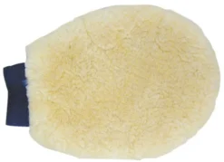 HKM Echt-Lammfell-Putzhandschuh, natur