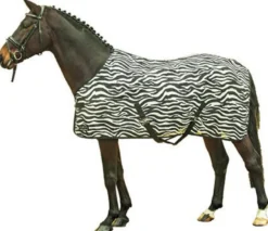 HKM Fliegendecke -Zebra- mit Kreuzgurt