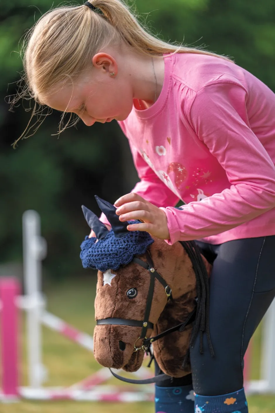 HKM Fliegenhaube -Hobby Horsing-