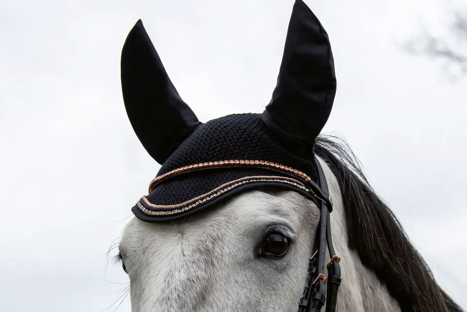 HKM Fliegenhaube -Rosegold Glamour- Style