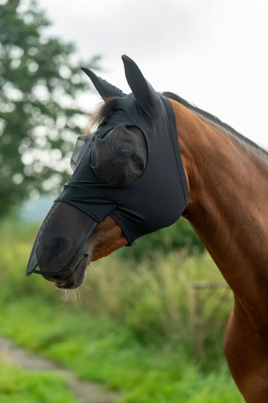 HKM Fliegenschutzmaske -Elastic- mit Nüsternschutz