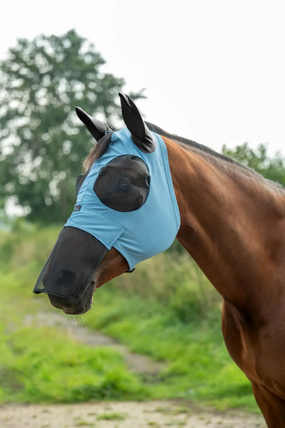 HKM Fliegenschutzmaske -Elastic- mit Nüsternschutz