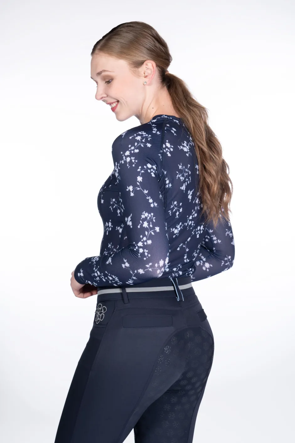 HKM Funktionsshirt -Bloomsbury Fleurs- Langarm