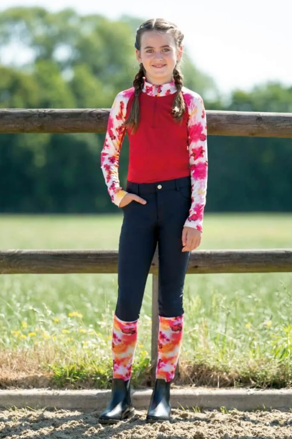 HKM Funktionsshirt -Essentials Flower-