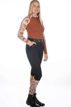HKM Funktionsshirt -Essentials Flower-