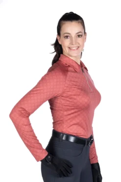 HKM Funktionsshirt -Rosewood Allover Print-