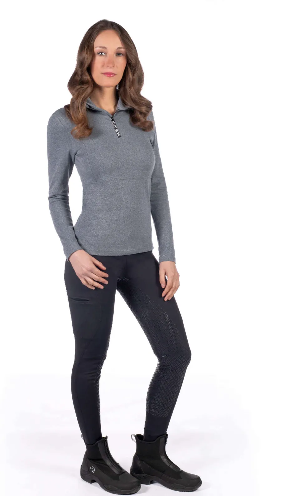 HKM Funktionsshirt -Supersoft II- meliert