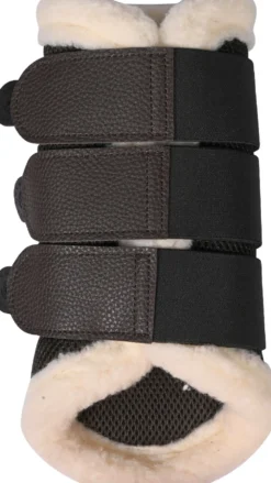 HKM Gamaschen -Comfort Premium Mesh- mit Fell