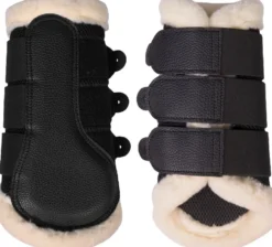 HKM Gamaschen -Comfort Premium Mesh- mit Fell