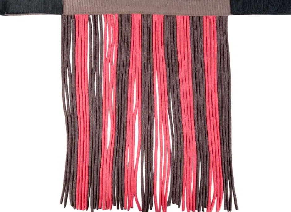 HKM Halfter mit Strick Karabiner & Fliegenfransen