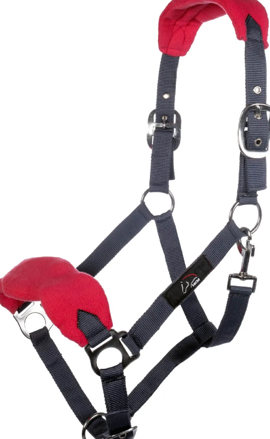 HKM Halfter mit Strick Karabiner & Fliegenfransen