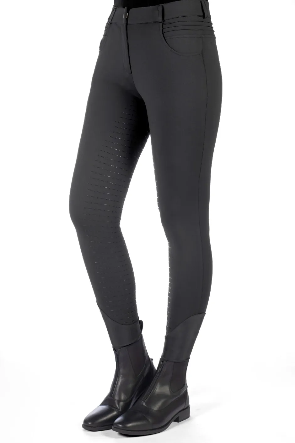 HKM Heizreithose -Comfort- Style Silikon-Vollbesatz