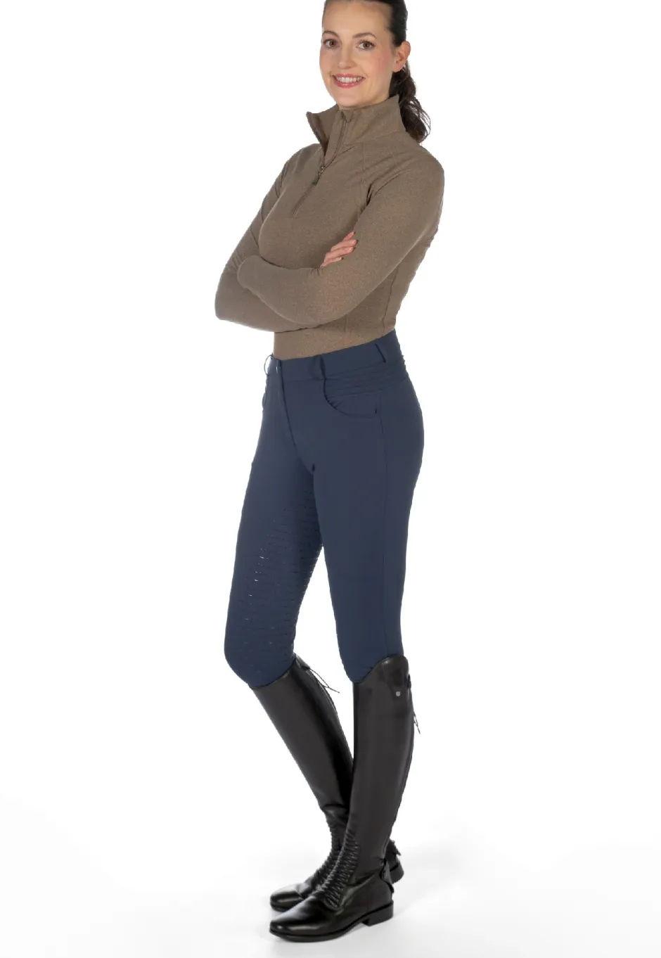 HKM Heizreithose -Comfort- Style Silikon-Vollbesatz