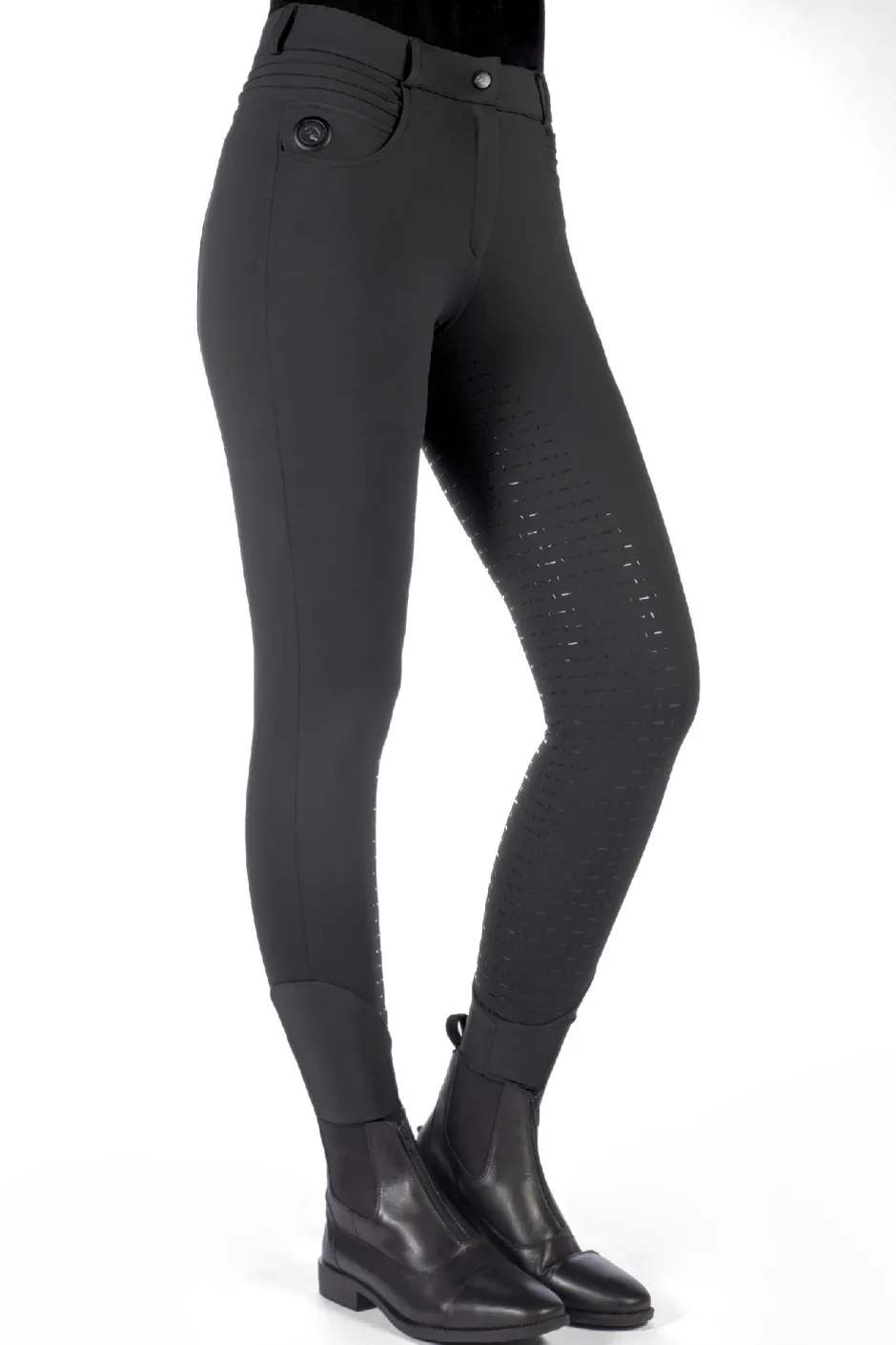 HKM Heizreithose -Comfort- Style Silikon-Vollbesatz