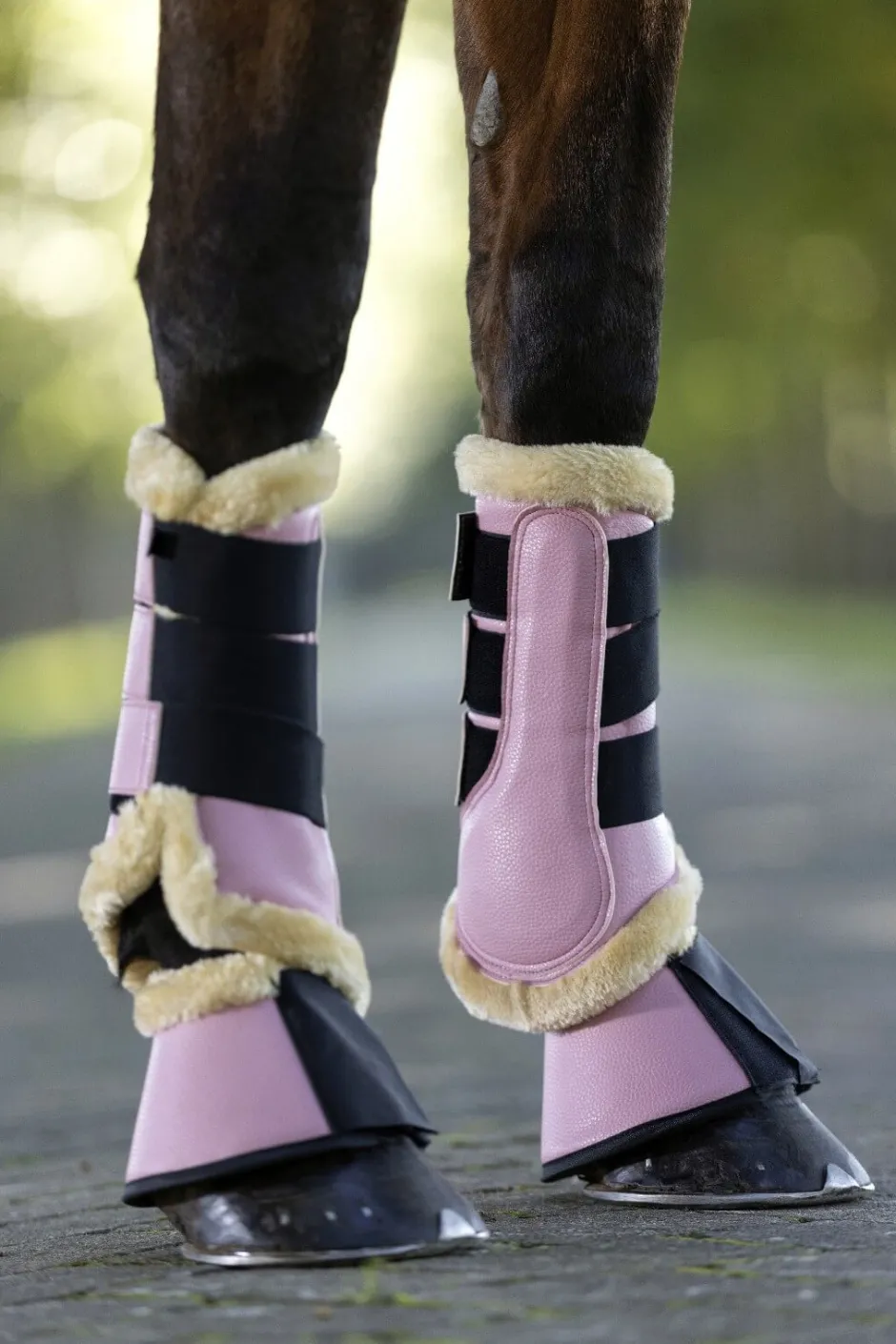 HKM Hufglocken -Comfort Premium Fur-