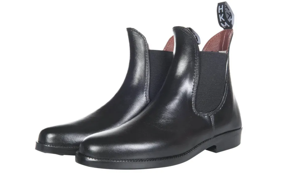 HKM Jodhpurgummistiefel -soft/weit- mit Elastikeinsatz