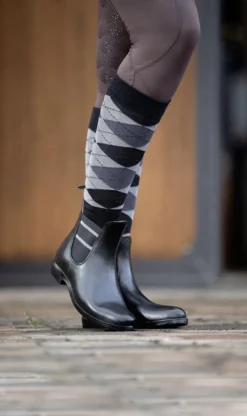 HKM Jodhpurgummistiefel -Style Lurex- mit Teddyfutter