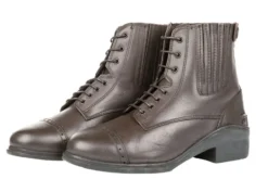 HKM Jodhpurstiefel mit Schnürsenkel/Reißverschluss -Profi-