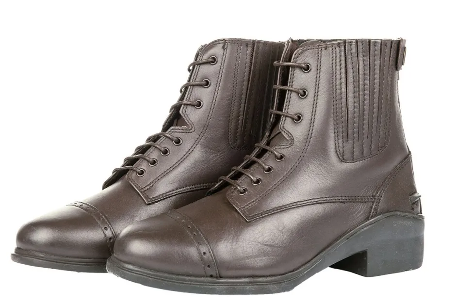 HKM Jodhpurstiefel mit Schnürsenkel/Reißverschluss -Profi-