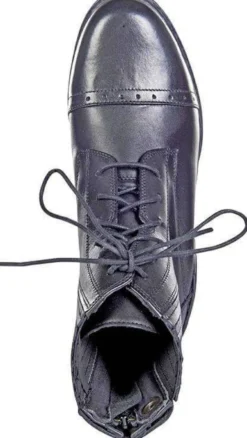 HKM Jodhpurstiefel mit Schnürsenkel/Reißverschluss -Profi-