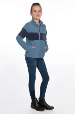 HKM KIDS Reithose -Aymee Denim- Silikon-Kniebesatz