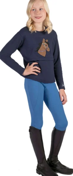 HKM Kids Reitleggings -Mia- Silikon-Vollbesatz