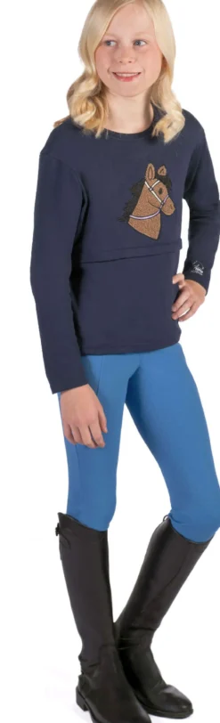 HKM Kids Reitleggings -Mia- Silikon-Vollbesatz