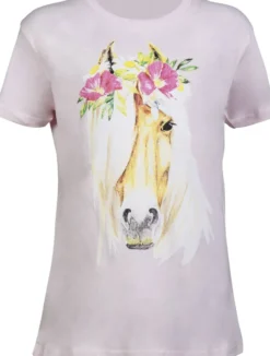 HKM Kinder-T-Shirt -Flower Horse-