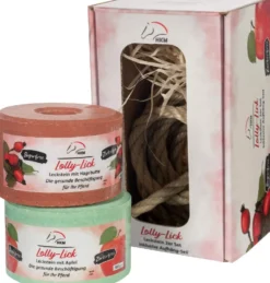 HKM Leckstein 2er Set -Lolly Lick- inkl. Aufhäng-Seil