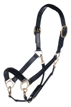 HKM Lederhalfter -Gold-
