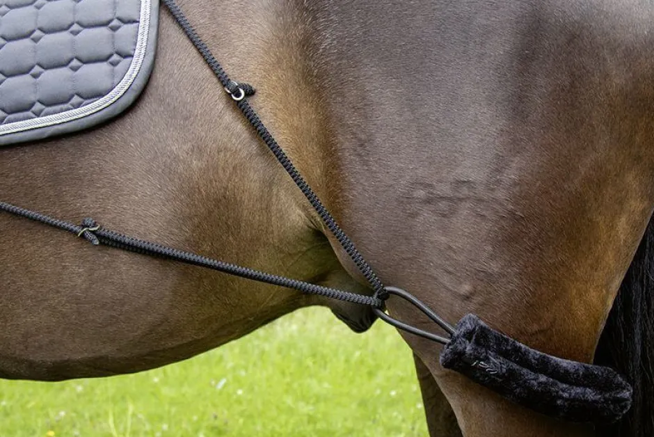 HKM Longiersystem, Vollblut/Warmblut, schwarz