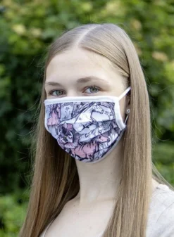HKM Mund-Nasen-Gesichtsmaske -Stoff bedruckt-